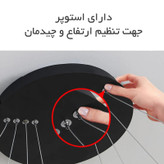 لوستر سامان مدل مدرن کد CR160